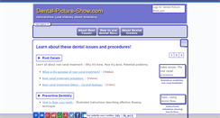 Desktop Screenshot of dental-picture-show.com