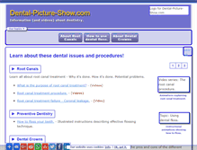 Tablet Screenshot of dental-picture-show.com